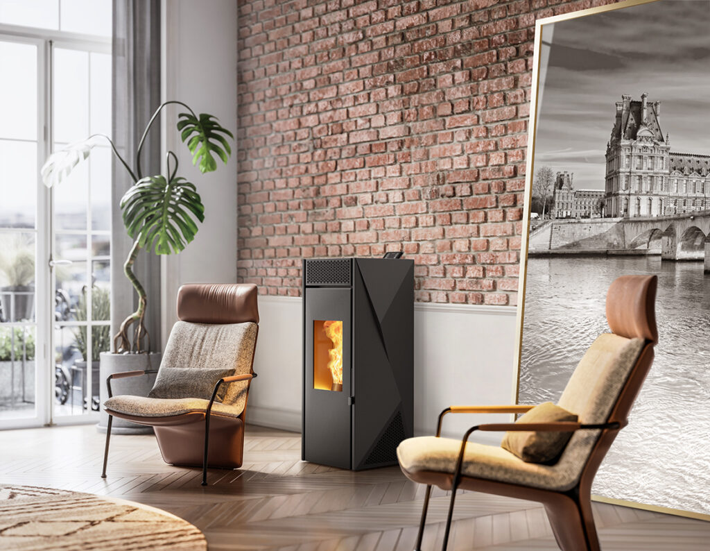Poêle à granulés Etanche Mira 8 Wi-Fi – Poêle à pellets