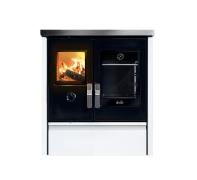 Cuisinière à Bois MÉLISSE 75 blanc