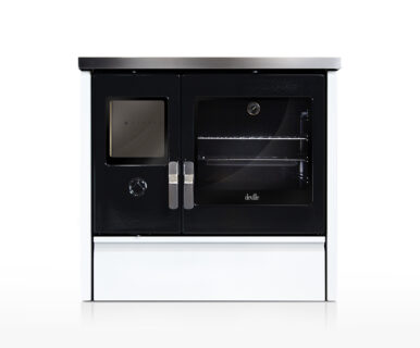 Cuisinière à Bois MÉLISSE 90 blanc