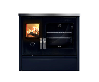 Cuisinière à Bois MÉLISSE 90 bleu nuit