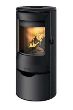 Poêle à bois en acier et fonte Neosen Raccordable Plus