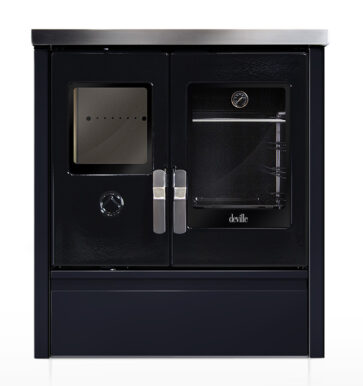 Cuisinière à Bois MÉLISSE 75 bleu nuit