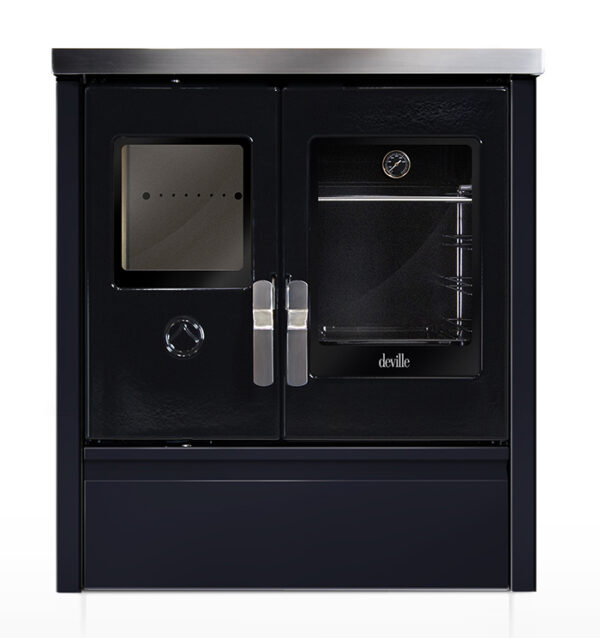 Cuisinière à Bois MÉLISSE 75 bleu nuit