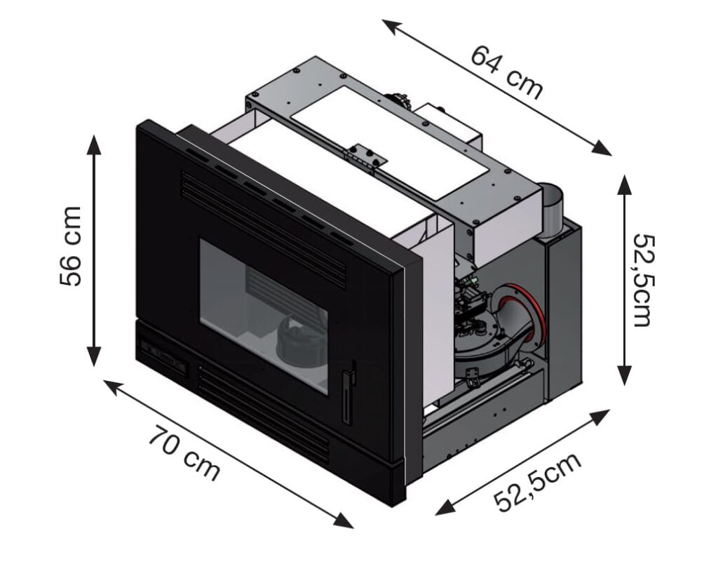 Insert à granulés METTI 8 - Insert à pellets