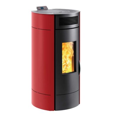 Poêle à granulés Lodi 10 rouge Wi-Fi - Poêle à pellets