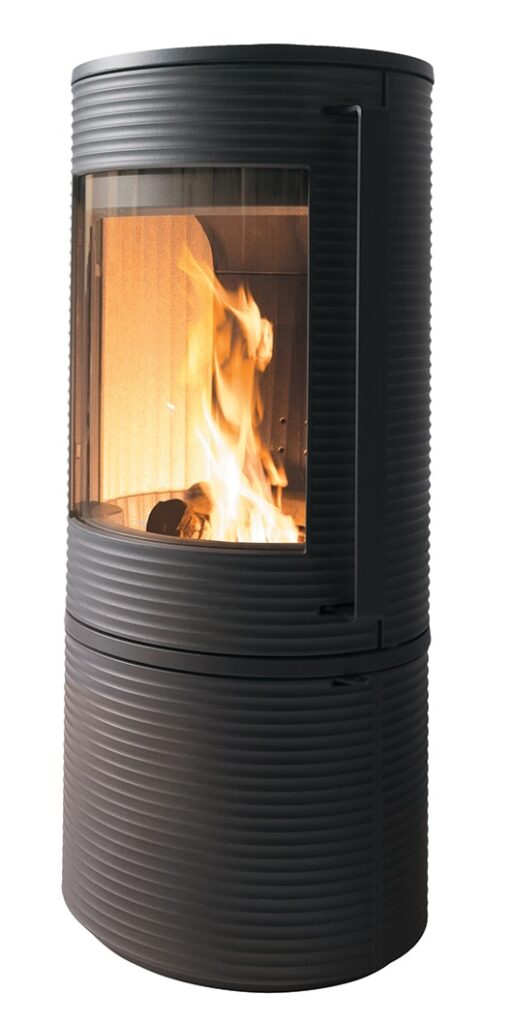 Poêle à bois en fonte Altara - Raccordable